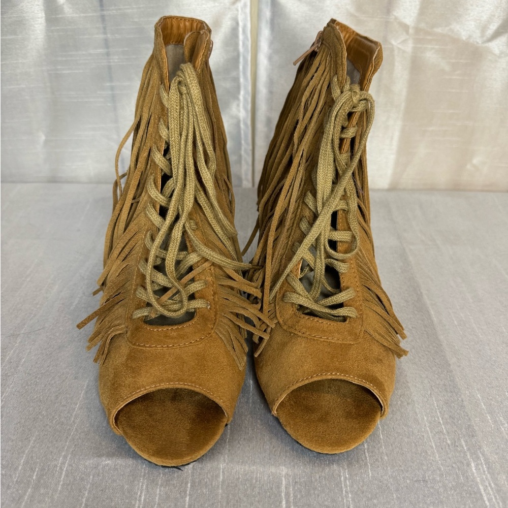 Joyfolie Dahlia Fringe Bootie - Picture 2 of 13
